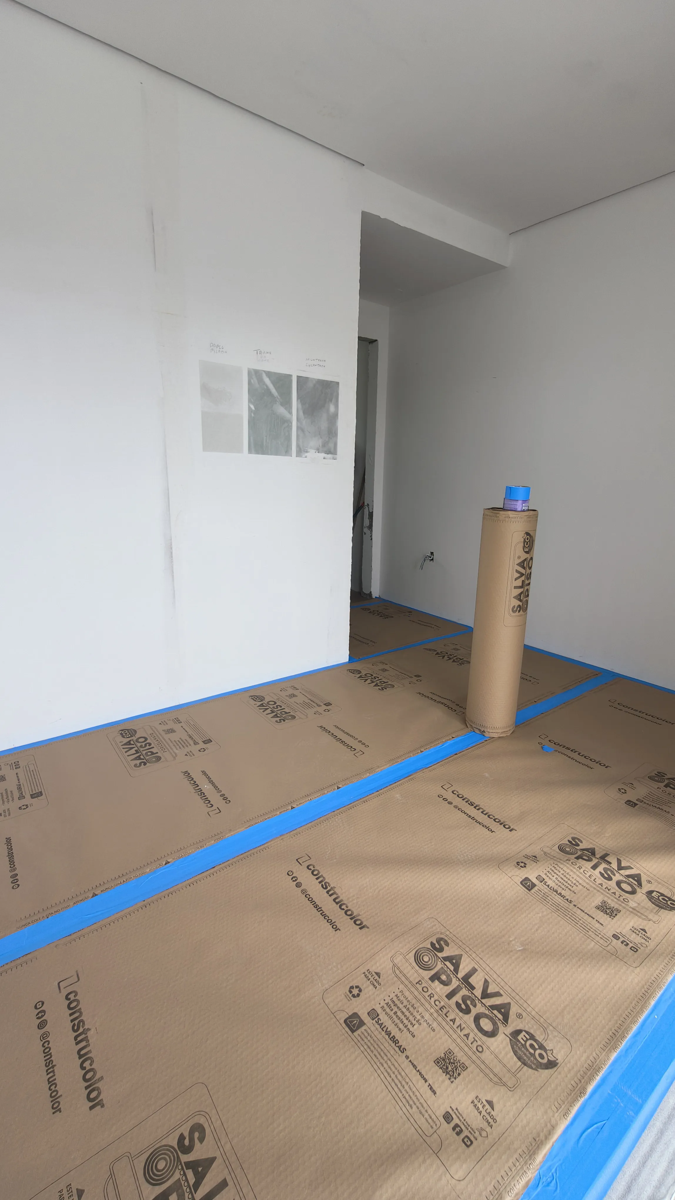 Isolamento e proteção total durante a obra
